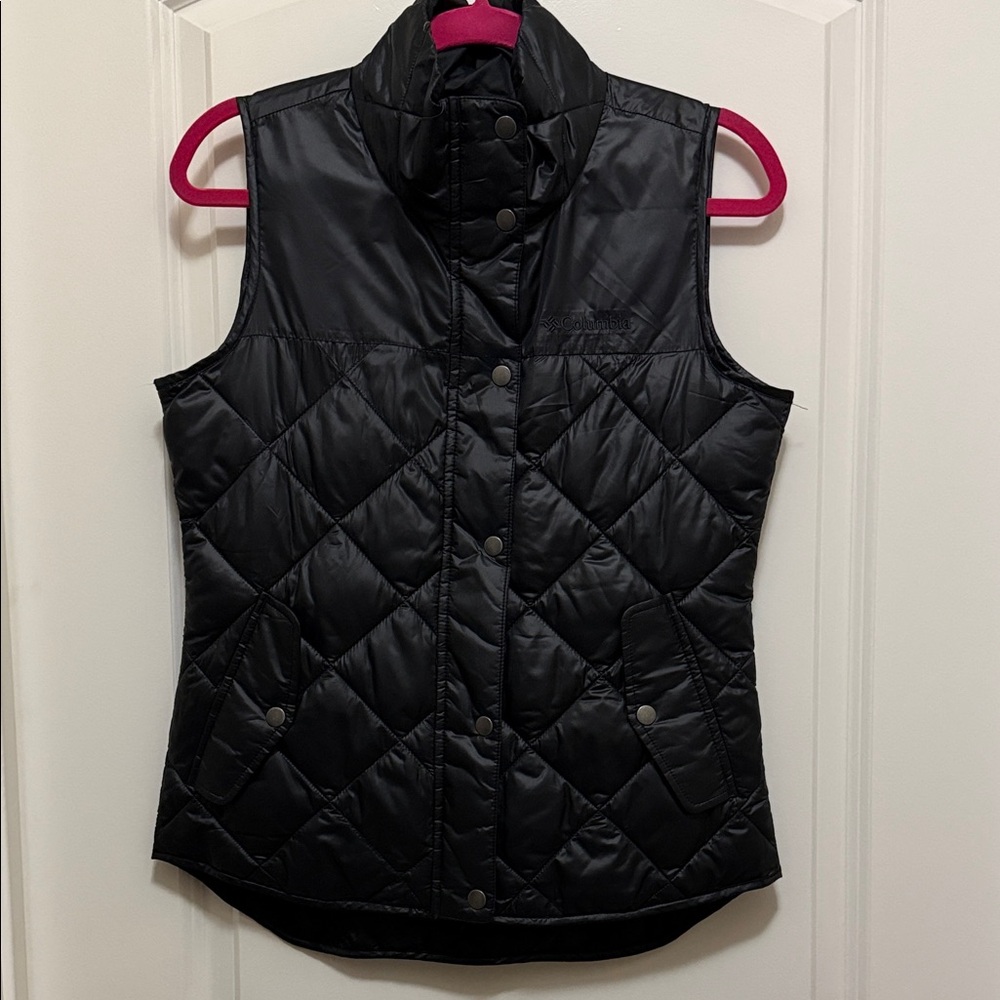 Columbia Black Quilted Vest